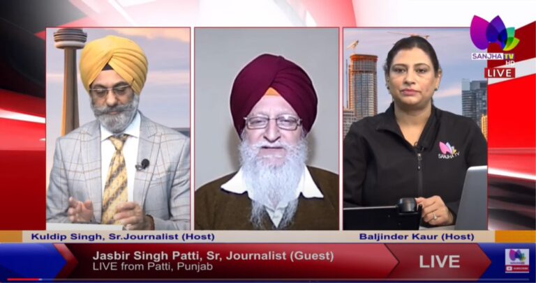 LIVE 🛑 Khabarsar (Behind The News) | Sanjha TV | Punjab Updates