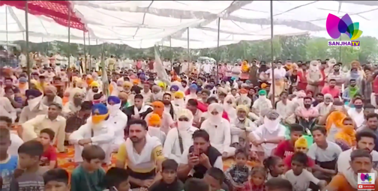 ਲੱਖੇ ਸਿਧਾਣੇ ਨੂੰ ਗ੍ਰਿਫਤਾਰ ਕਰਨ ਪਿੰਡ ਪਹੁੰਚੀ ਪੁੁਲਿਸ, ਪੁਲਿਸ ਦੇ ਹੁੁੰਦਿਆਂ ਹੋਇਆਂ ਵੀ ਪਿੰਡ ਪੁੱਜਿਆ ਲੱਖਾ |