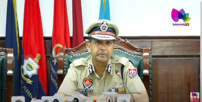 ਜੈਪਾਲ ਭੁੱਲਰ ਐਨਕਾਊਂਟਰ ਤੋਂ ਬਆਦ DGP ਪੰਜਾਬ ਦੀ ਪ੍ਰੈਸ ਕਾਨਫਰੰਸ LIVE | Sanjha TV |