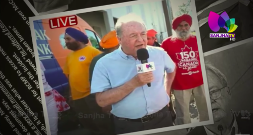 According to a recent CBC report, Surrey Doug McCallum had swollen foot | SANJHA TV