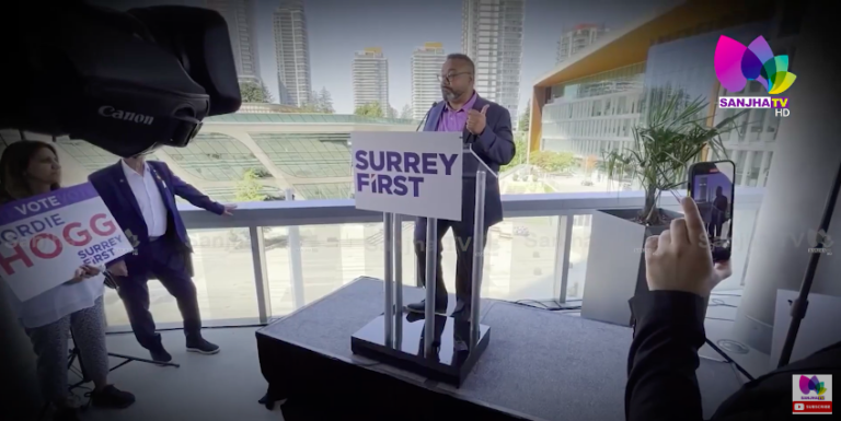 Surrey mayor ਲਈ ਗੋਰਡੀ ਹੌਗ ਵੀ ਆਏ ਚੋਣ ਮੈਦਾਨ ‘ਚ , ਕੁੱਲ ਹੋਏ 5 ਉਮੀਦਵਾਰ | SANJHA TV