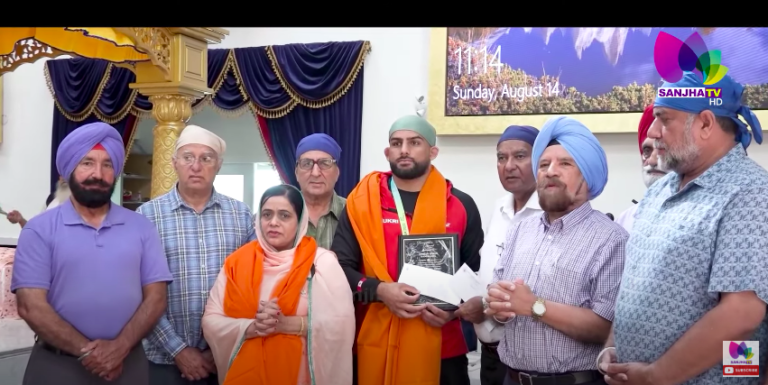 ਕੈਨੇਡਾ ਲਈ ਕਾਮਨਵੈਲਥ ਵਿਚ ਤਗਮੇ ਜਿੱਤਣ ਵਾਲੇ ਪੰਜਾਬੀ ਖਿਡਾਰੀਆਂ ਦਾ ਸਨਮਾਨ