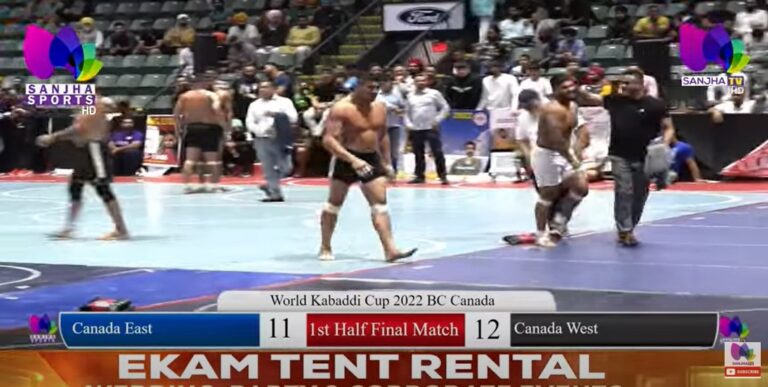 LIVE: World Kabaddi Cup 2022 BC CANADA || Sanjha TV |
