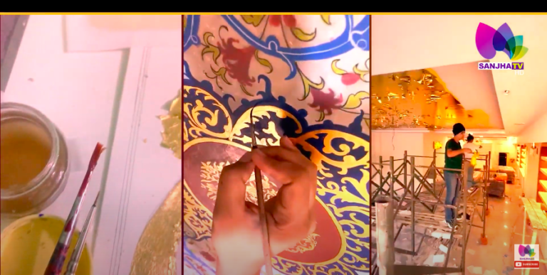 Paintings Made With Gold-Silver | ਸੋਨੇ-ਚਾਂਦੀ ਨਾਲ ਪੇਂਟਿੰਗ ਬਣਾਉਣ ਵਾਲੀਆਂ ਕੁੜੀਆਂ ਦੀ ਕਹਾਣੀ | Sanjha TV