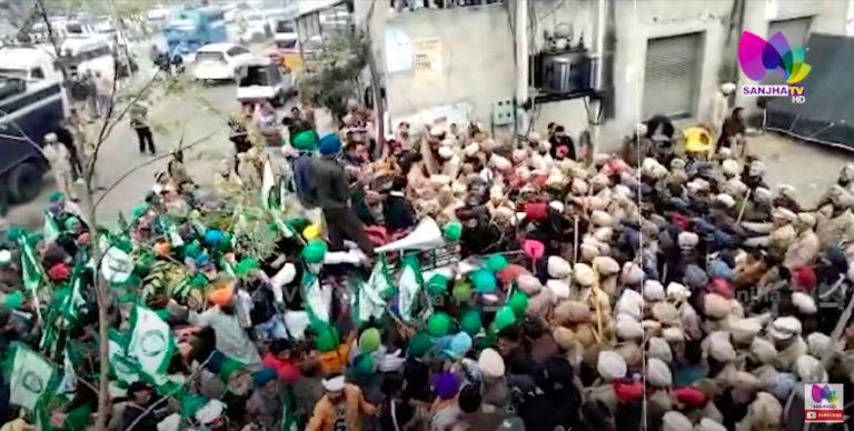 Zira Protest | Zira Liquor Factory ਮਾਮਲੇ ‘ਚ ਪੁਲਿਸ ਤੇ ਕਿਸਾਨਾਂ ਵਿਚਾਲੇ ਲਾਠੀਚਾਰਜ | Punjab | Sanjha TV