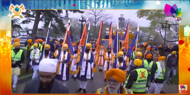 ਟਰਾਂਟੋ ’ਚ ਖ਼ਾਲਸਾ ਸਜਾਨਾ ਦਿਵਸ ਮੌਕੇ ਸਜਾਇਆ ਨਗਰ ਕੀਰਤਨ, PM ਟਰੂਡੋ ਸਮੇਤ ਅਹਿਮ ਸ਼ਖ਼ਸੀਅਤਾਂ ਨੇ ਕੀਤੀ ਸ਼ਮੂਲੀਅਤ